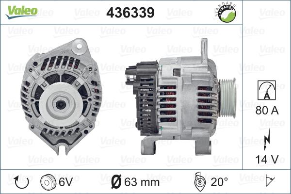 Valeo 436339 - Alternatore autozon.pro