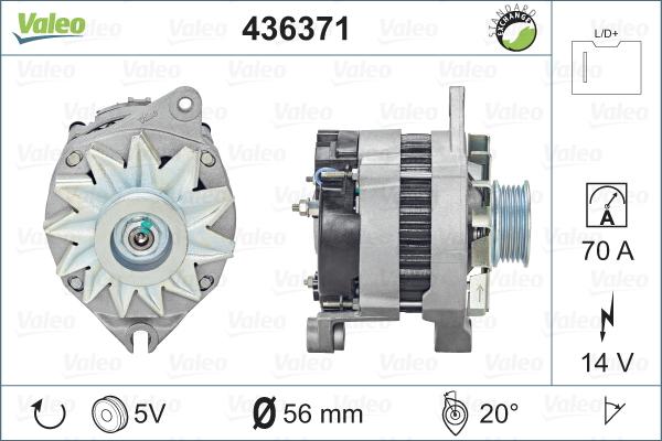 Valeo 436371 - Alternatore autozon.pro