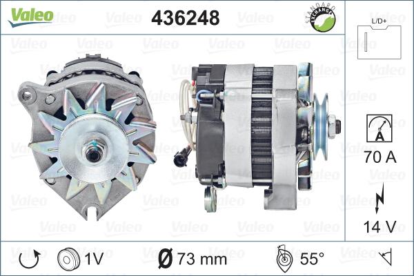 Valeo 436248 - Alternatore autozon.pro