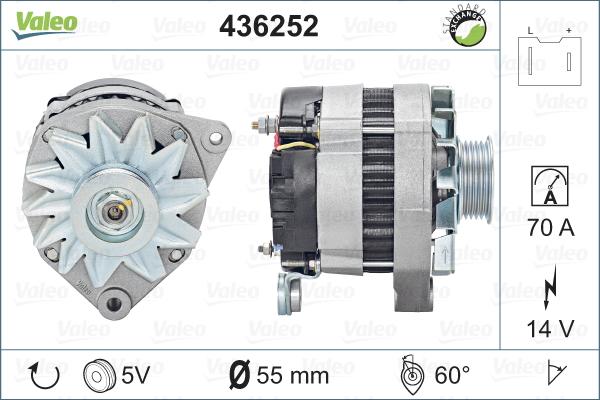 Valeo 436252 - Alternatore autozon.pro