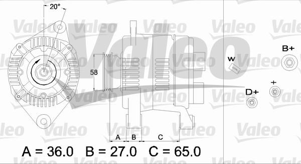 Valeo 436284 - Alternatore autozon.pro