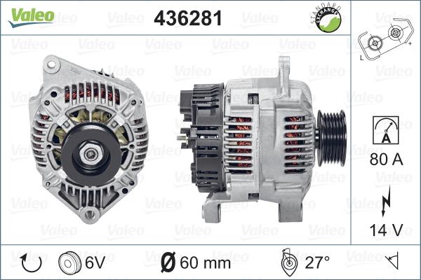 Valeo 436281 - Alternatore autozon.pro