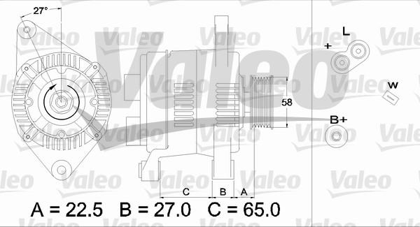 Valeo 436283 - Alternatore autozon.pro