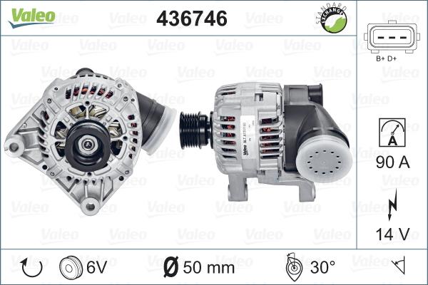 Valeo 436746 - Alternatore autozon.pro