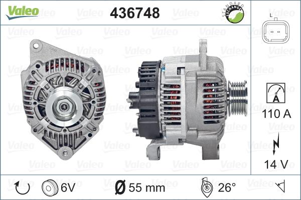 Valeo 436748 - Alternatore autozon.pro