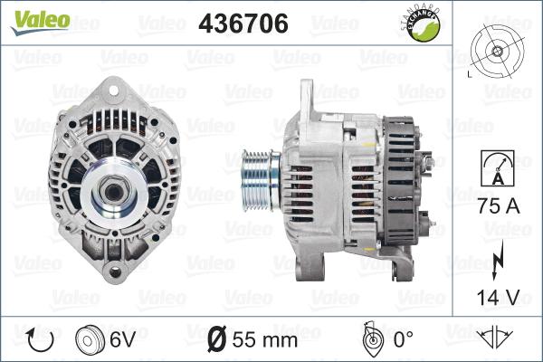 Valeo 436706 - Alternatore autozon.pro