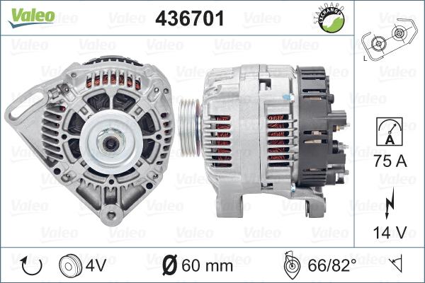 Valeo 436701 - Alternatore autozon.pro