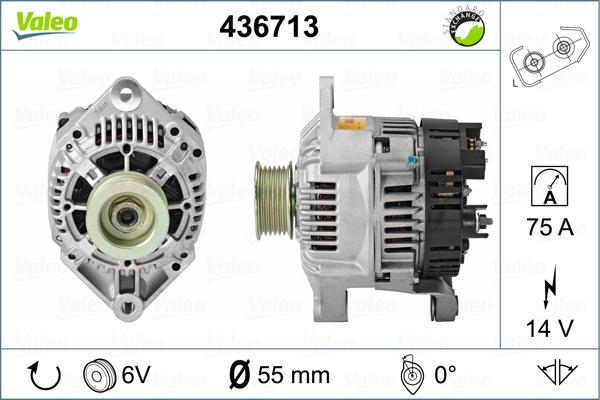 Valeo 436713 - Alternatore autozon.pro