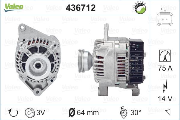 Valeo 436712 - Alternatore autozon.pro