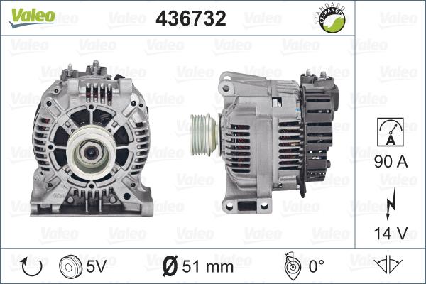 Valeo 436732 - Alternatore autozon.pro