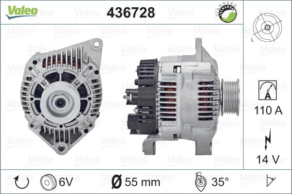 Valeo 436728 - Alternatore autozon.pro