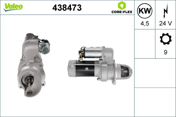 Valeo 438473 - Motorino d'avviamento autozon.pro