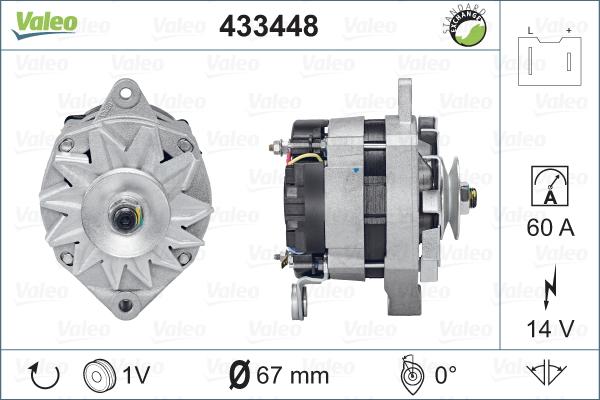 Valeo 433448 - Alternatore autozon.pro