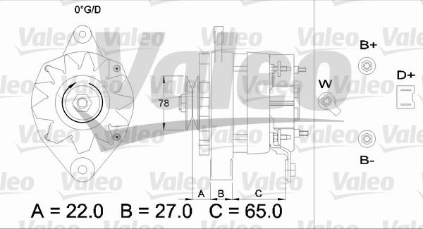 Valeo 433451 - Alternatore autozon.pro