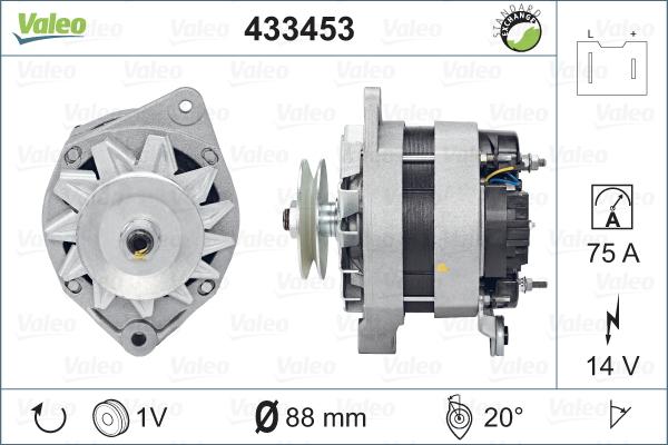 Valeo 433453 - Alternatore autozon.pro