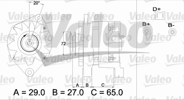 Valeo 433464 - Alternatore autozon.pro