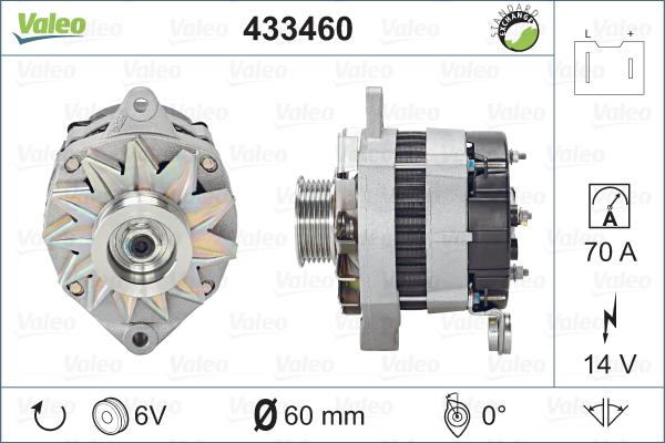 Valeo 433460 - Alternatore autozon.pro