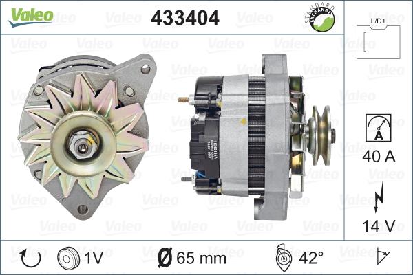 Valeo 433404 - Alternatore autozon.pro