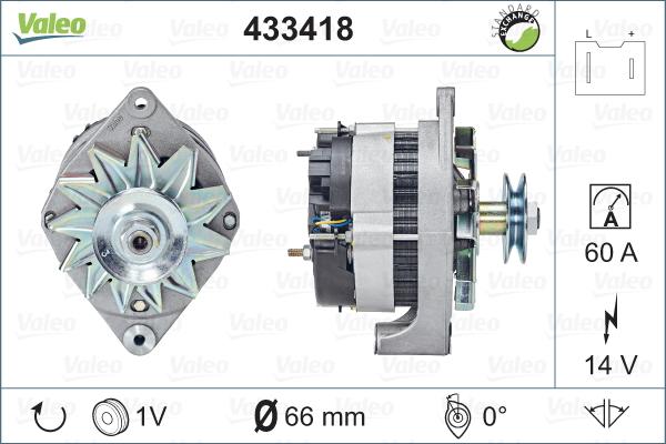 Valeo 433418 - Alternatore autozon.pro