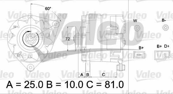 Valeo 433486 - Alternatore autozon.pro