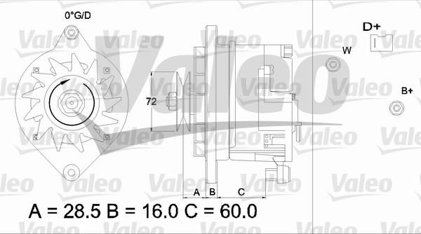 Valeo 433483 - Alternatore autozon.pro