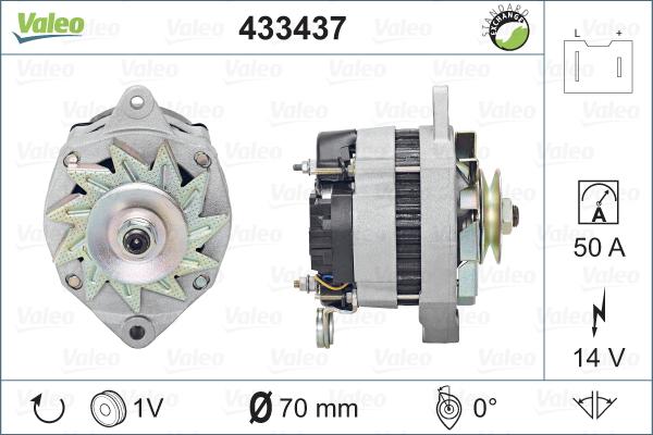 Valeo 433437 - Alternatore autozon.pro