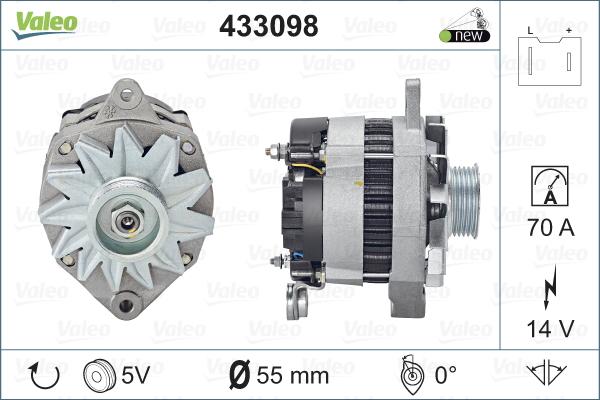 Valeo 433098 - Alternatore autozon.pro