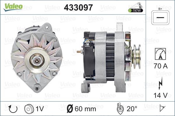 Valeo 433097 - Alternatore autozon.pro