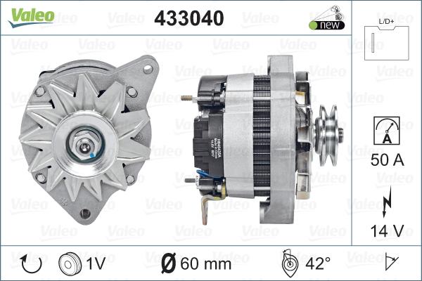 Valeo 433040 - Alternatore autozon.pro