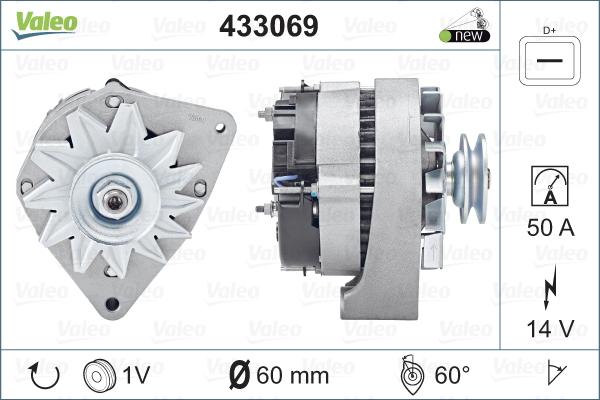 Valeo 433069 - Alternatore autozon.pro