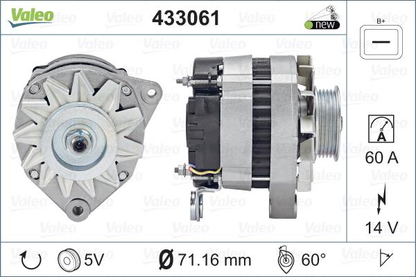 Valeo 433061 - Alternatore autozon.pro