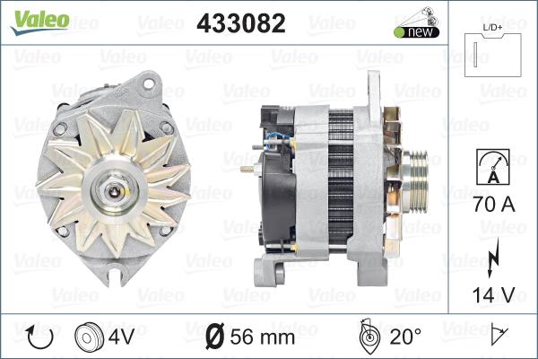 Valeo 433082 - Alternatore autozon.pro