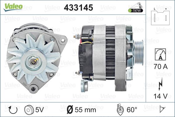 Valeo 433145 - Alternatore autozon.pro