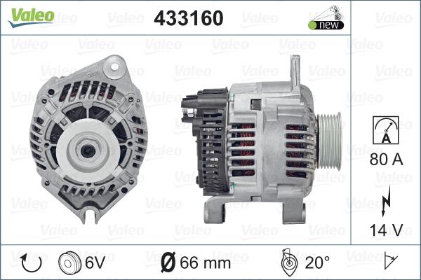 Valeo 433160 - Alternatore autozon.pro