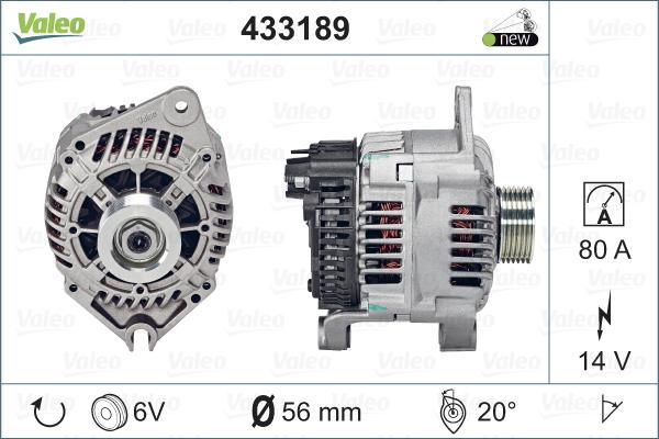 Valeo 433189 - Alternatore autozon.pro