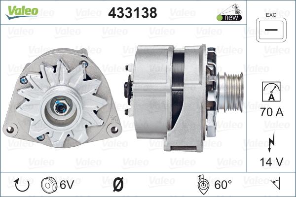 Valeo 433138 - Alternatore autozon.pro