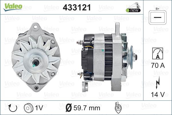 Valeo 433121 - Alternatore autozon.pro