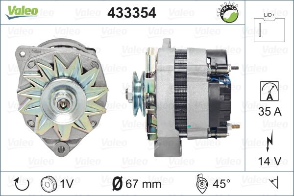 Valeo 433354 - Alternatore autozon.pro