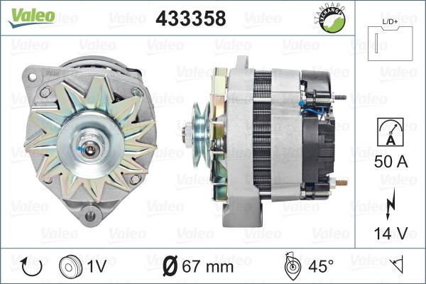 Valeo 433358 - Alternatore autozon.pro