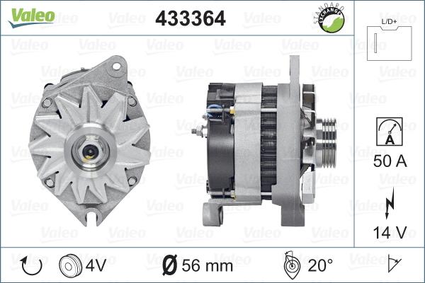 Valeo 433364 - Alternatore autozon.pro