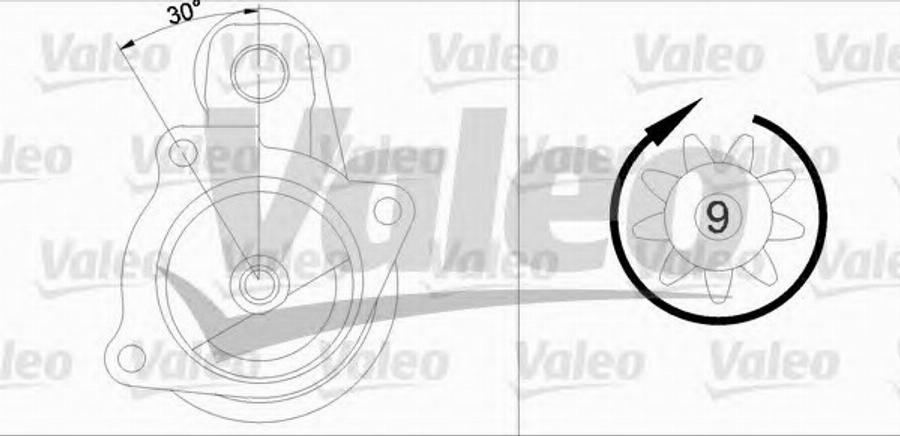 Valeo 433313 - Motorino d'avviamento autozon.pro