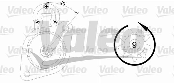 Valeo 433336 - Motorino d'avviamento autozon.pro