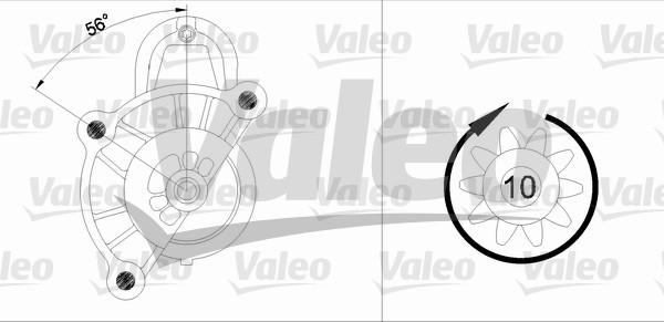 Valeo 433324 - Motorino d'avviamento autozon.pro