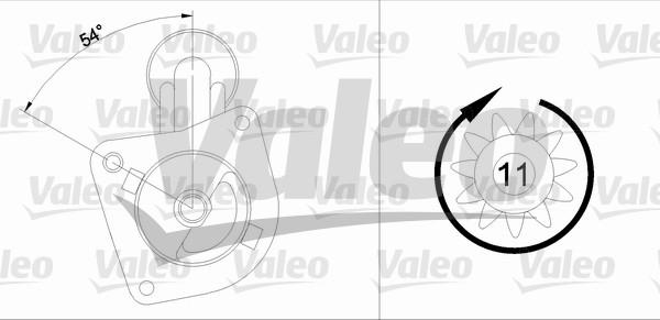 Valeo 433328 - Motorino d'avviamento autozon.pro