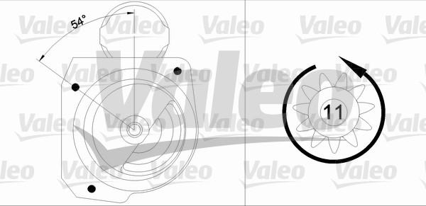 Valeo 433327 - Motorino d'avviamento autozon.pro