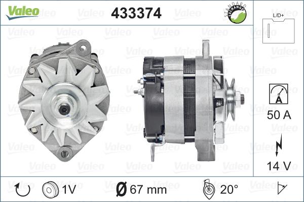 Valeo 433374 - Alternatore autozon.pro