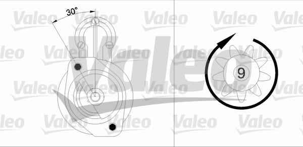 Valeo 433294 - Motorino d'avviamento autozon.pro