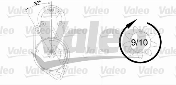 Valeo 433296 - Motorino d'avviamento autozon.pro