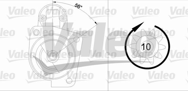 Valeo 433286 - Motorino d'avviamento autozon.pro