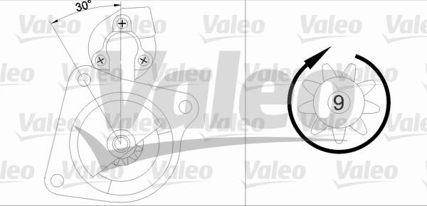 Valeo 433282 - Motorino d'avviamento autozon.pro